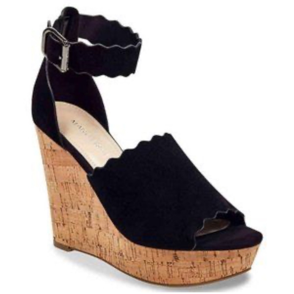 Marc Fisher Mfhayo Black Suede 10
